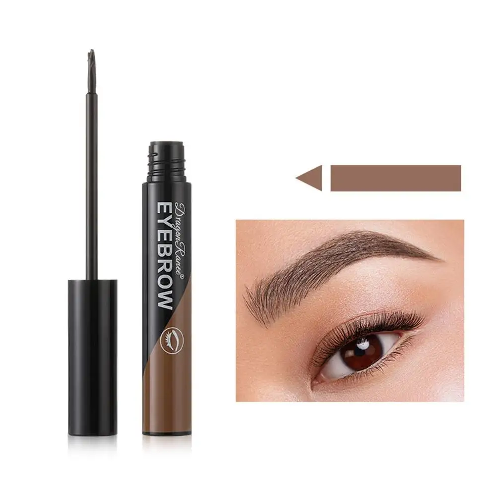 Tearing Dye Eyebrow Cream Makeup Black Brown Sweatproof Tint Lasting Gel Eyebrow Off Tattoo Semi-Permanent Brow Peel Cosmet D1J0