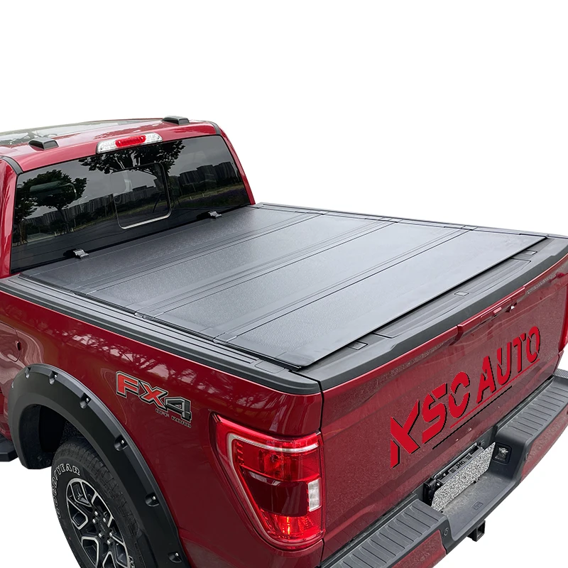 

Manufacturing Hard Quad-Fold Low Profile Truck Bed Pickup Tonneau Cover For Toyota Tacoma 2016-2023