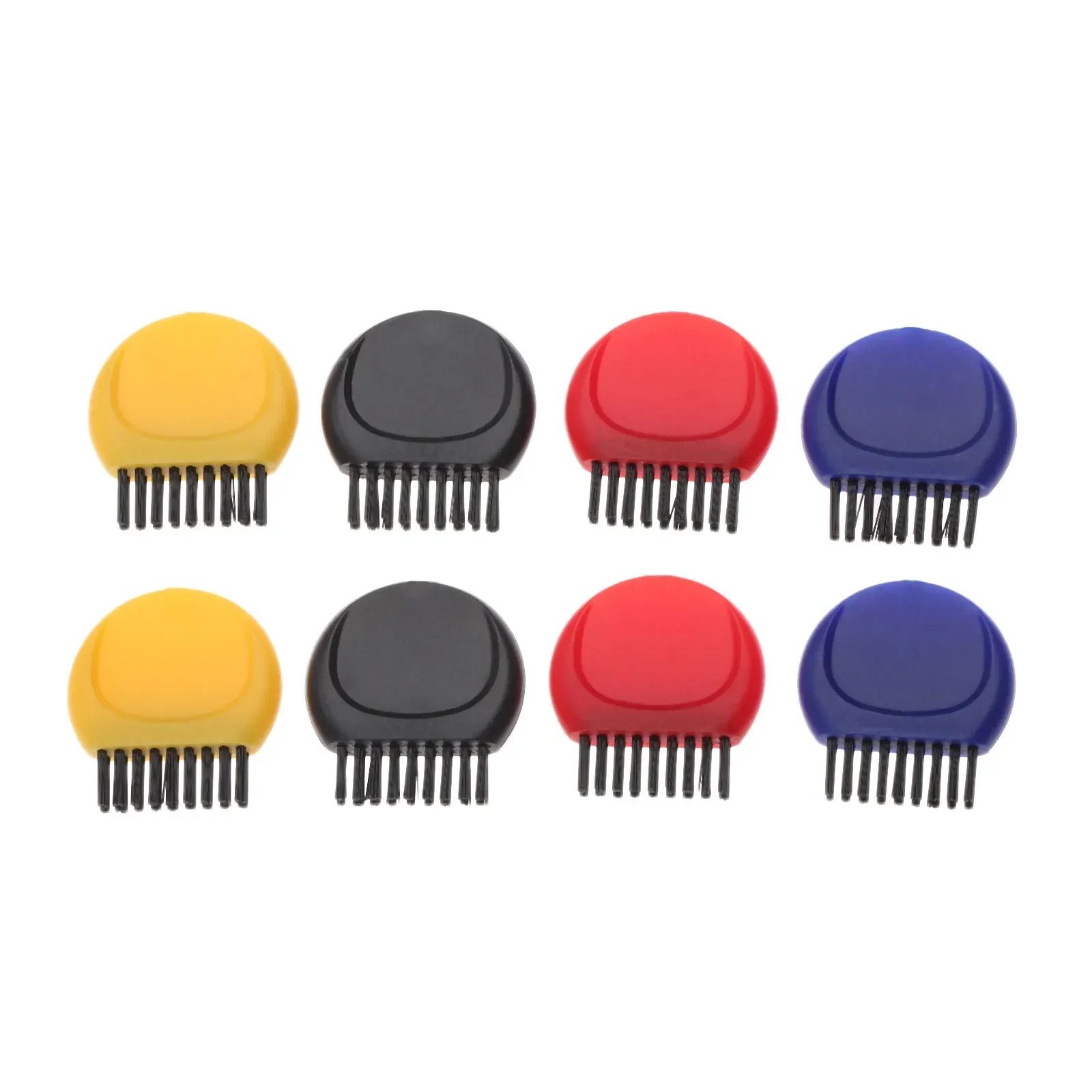 5Pcs/Set Mini Golf Club Brushes Finger Brush 8mm Bristles Height Fit for Cleaning Golf Heads Ball and Shoes Golf Training Aids