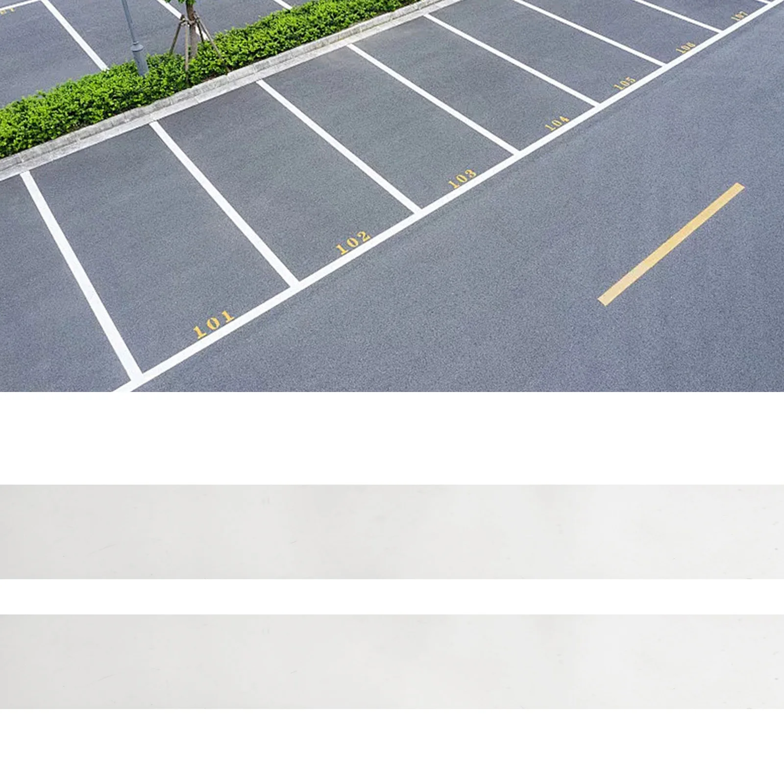 For Road Marking Foldable Line Template Parking Lot Stencil 1mm Thick Silicone Easy To Clean Efficient Line Marking