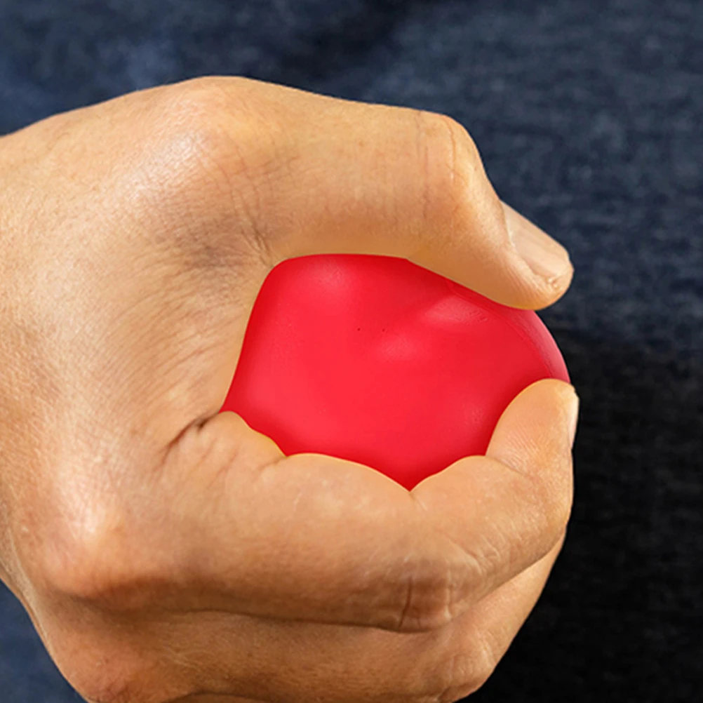 5 قطعة على شكل قلب قبضة الكرة اليد ممارسة الإجهاد الإغاثة ضغط الكرة لكبار السن اليد تقوية أجهزة لياقة بدنية