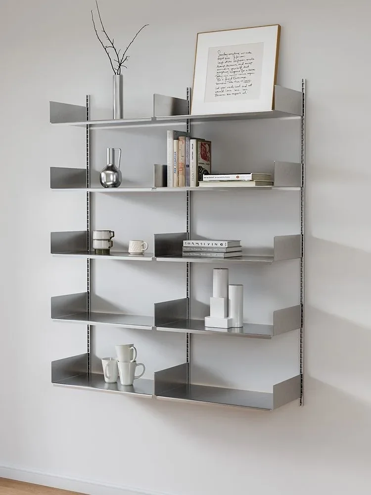 Wall wall decoration combination multi-layer wall-mounted storage creative shelf suspension display shelf invisible I-shaped