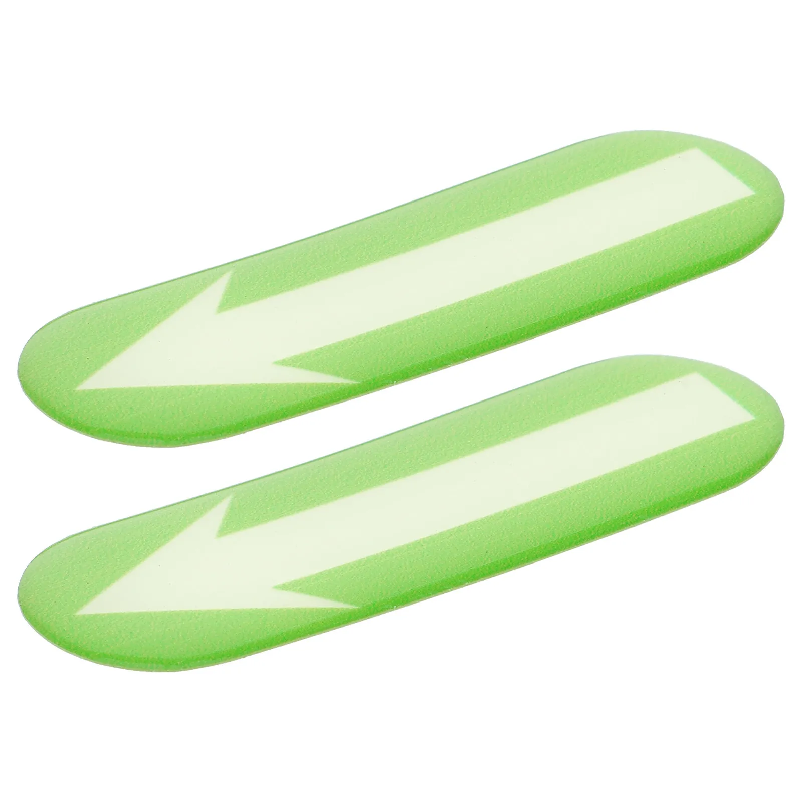 1Pair Luminous Arrow Sticker Driving Marking Directional Arrow Decal Reliable Positioning Sign Night Light Safe Driving