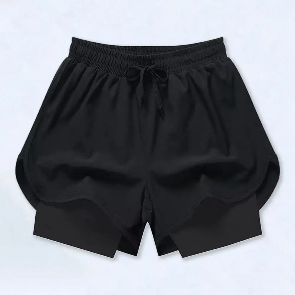 Hot 2023 2 in 1 Running Shorts Men Double-deck Sport Gym Shorts Fitness Short Pants Workout Shorts Men Sportswear Bodybuilding