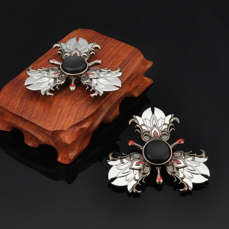 Aleación de Zinc Fidget Spinner periféricos de animé Spinner de mano de Metal nuevos juguetes Fidget Oficina juguete para aliviar el estrés para adultos regalos creativos