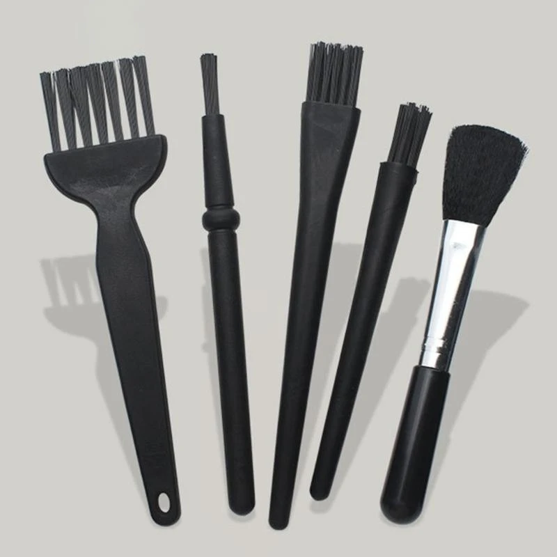 F68C Essential 4/5 조각 컴퓨터 키보드 카메라 청소 및 유지 보수를위한 안티 정적 브러시 세트