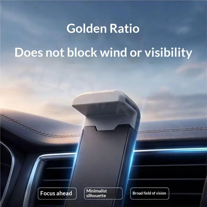 Universal Car Phone Holder Easy Install Air Vent Mount Clip Shockproof Car Phone Stand for Daily Driving  Use