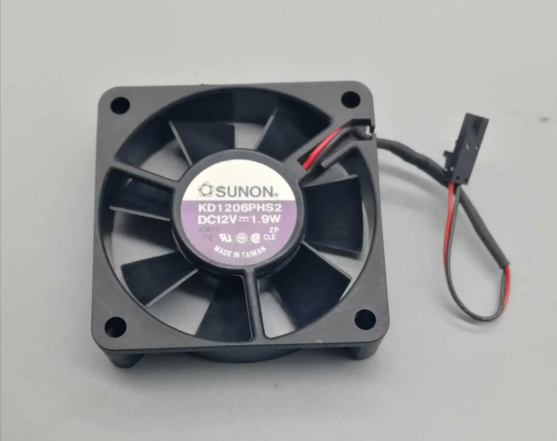 KD1206PHS2 For SUNON 6015 12V 1.9W Mute Amplifier Cooling Fan