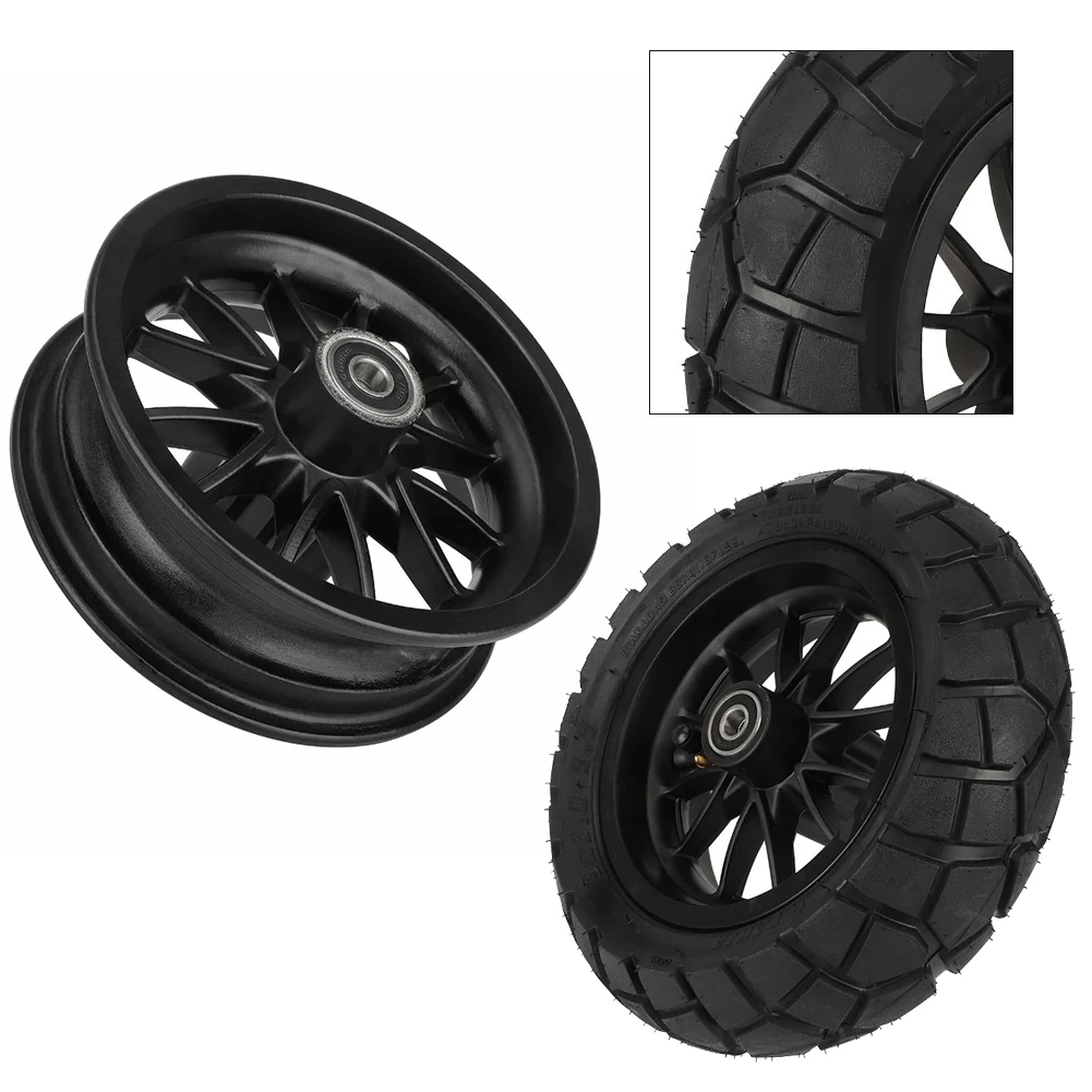 

Replacement For Kukirin G2 Pro DB Scooter Wheel Hub Kit Front And Rear Hubs With 9x3.0-5.5 Vacuum Tubeless Tire Set