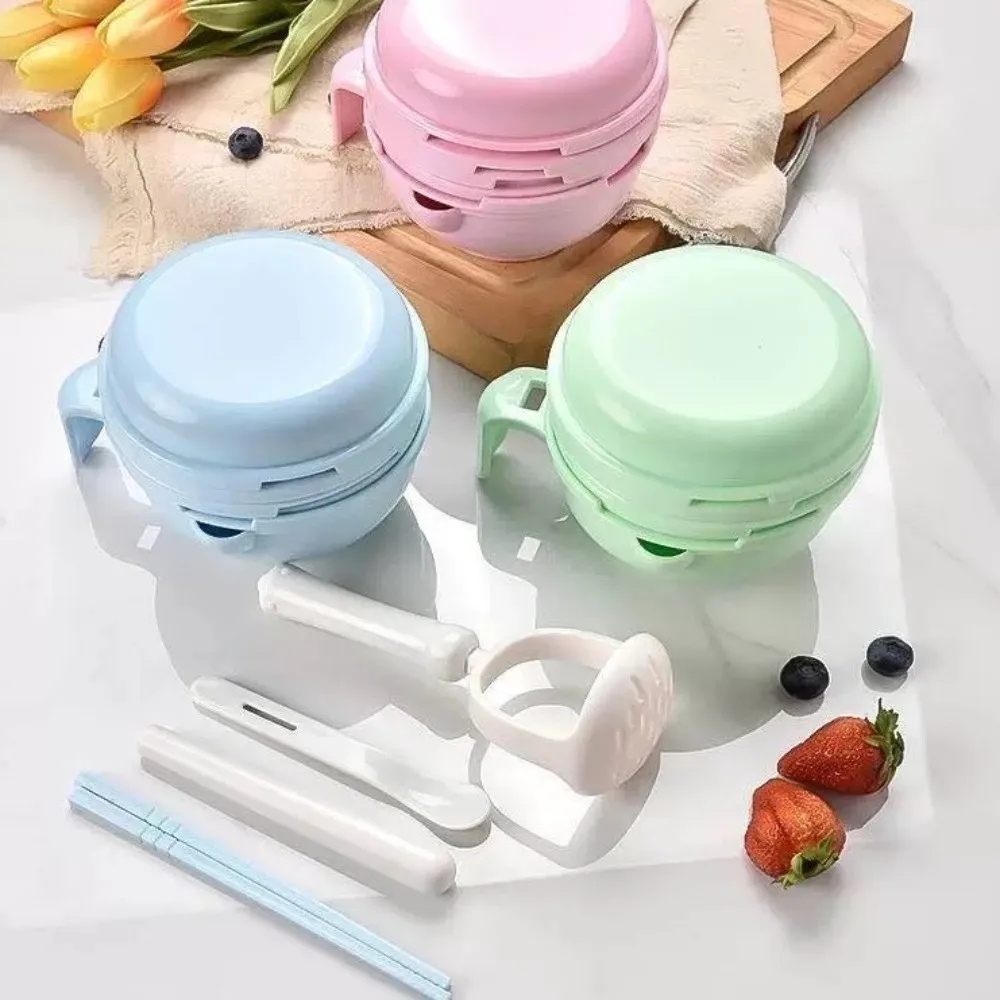 Solid color Baby Food Grinding Bowl Handmade Easy to Use Fruit Puree Grater Manual Operation Multifunctional Manual Grinder