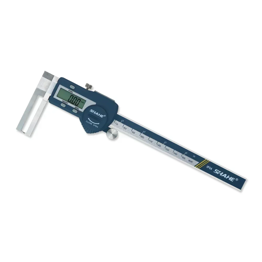 Shahe Inside Digital 8-150/13-200/15-300mm Electronic Digital Inside Groove Caliper with Knife Edge Micrometer Digital Caliper