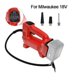 Per Milwaukee M18 18V pompa ad aria elettrica portatile gonfiatore per pneumatici senza fili con manometro digitale per auto bici