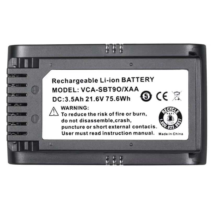 100% NOUVEAU 3500mAh batterie de remplacement sous vide pour samsung JET70 VCA-SBT90EB VCA-SBT90E batteries,Jet70/+ VS15T7032P4