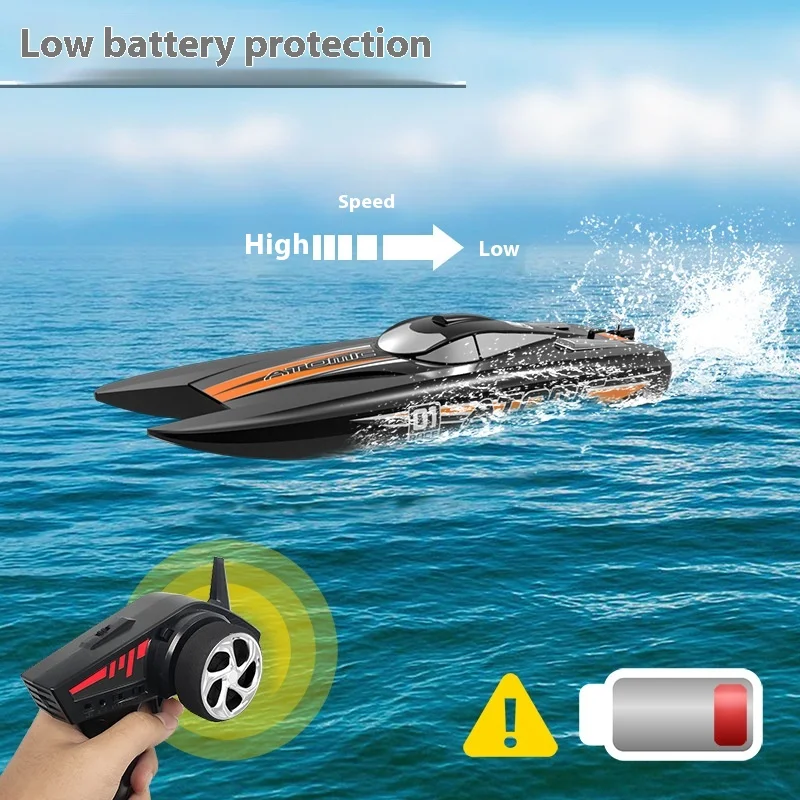

Orans High-Speed Remote Control Boat Brushless Electric Waterproof Toy Boat Fast Racing Remote Boat Ideal For Outdoor Play