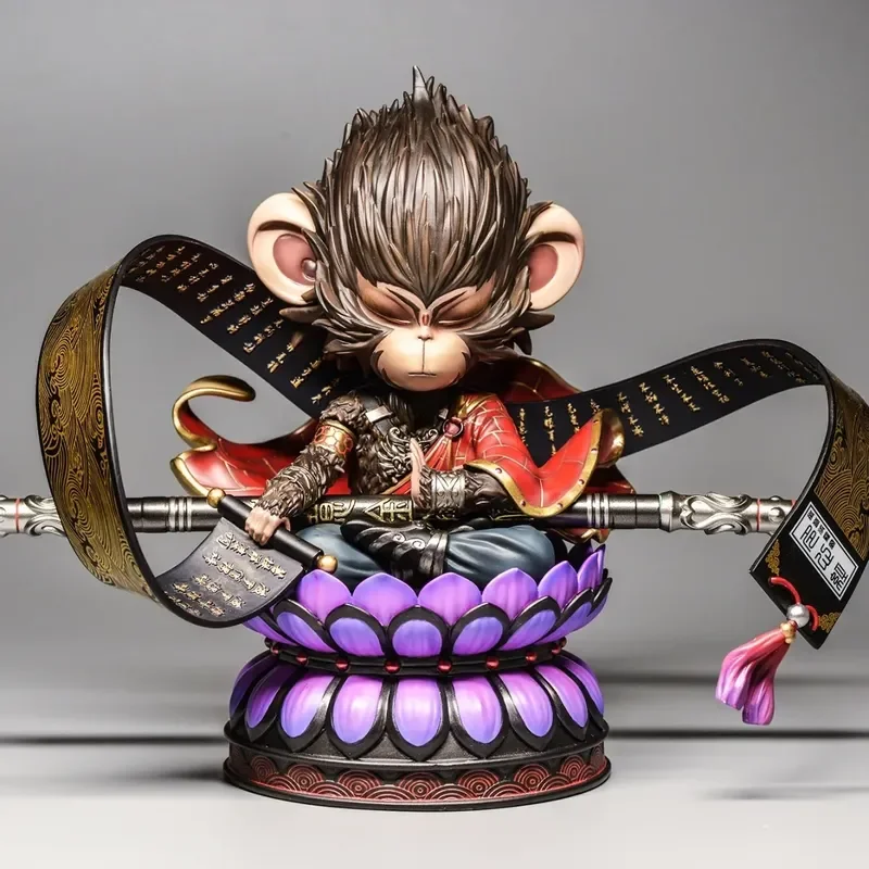 

20cm Black Myth Wukong Game Peripheral Journey To The West Sun Wukong Fighting Buddha Collecting Statues Game Desktop Ornament