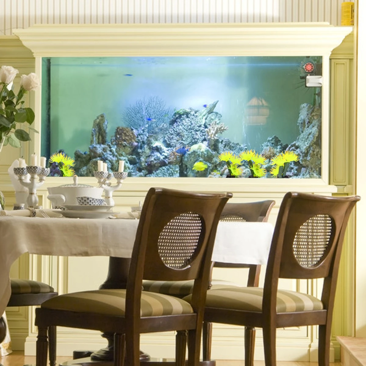 

1Pcs Artificial Coral Purple Safe Fish Tank Ornament Manmade Coralline Long-Lasting Aquarium Decor Artificial Coral