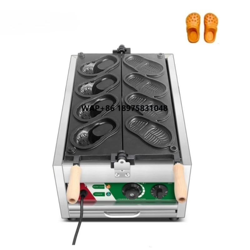 

Snack Machine Electric Crispy Cheese Biscuit Maker/Alligator Shape Waffle Maker