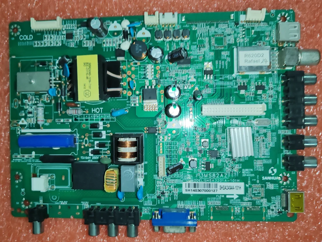 

3MS82AZ SHSA3201A-1012H Physical photo of LED TV motherboard