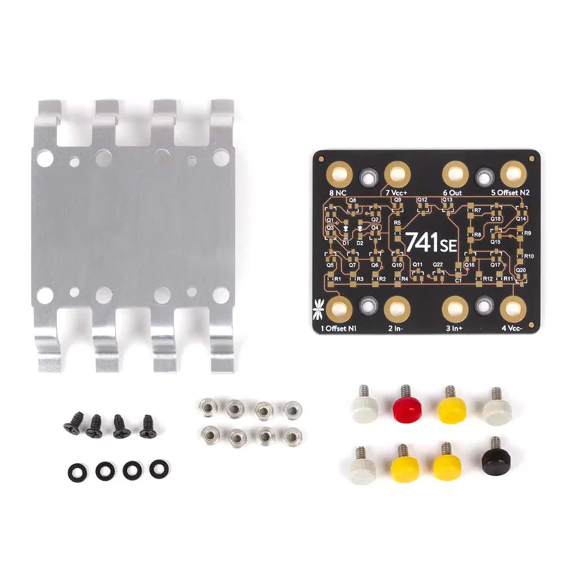 ABZW 741 학습 키트 연산 증폭기 원리 트랜지스터, 제조, 칩 및 아날로그 회로 구성 요소