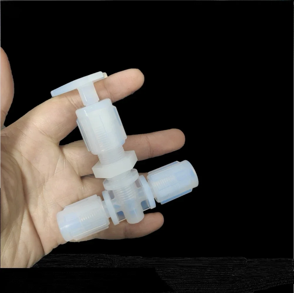 Limited Offer PFA Needle Valve, Flare Manual Globe Valve, 1/4 3/8 Pneumatic Needle Valve For Ultrapure Liquid