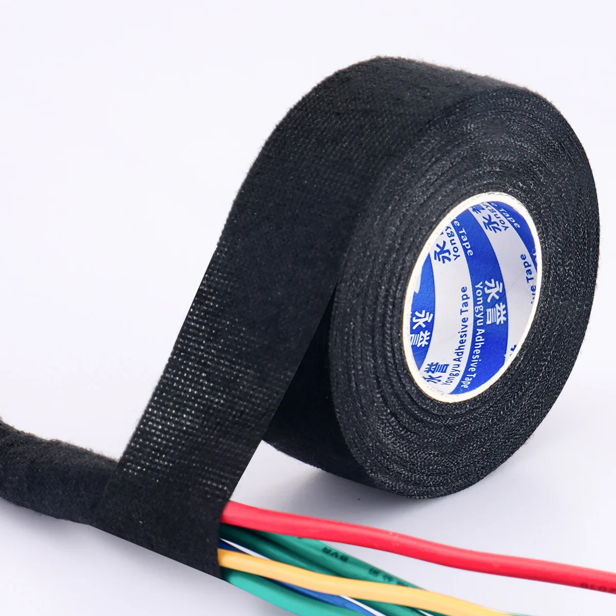 

Polyester Cloth Tape 0.19mm Thin High Temperature Resistant Flame-Retardant Insulated Fixed And Tied Items Wire Conduits Poles