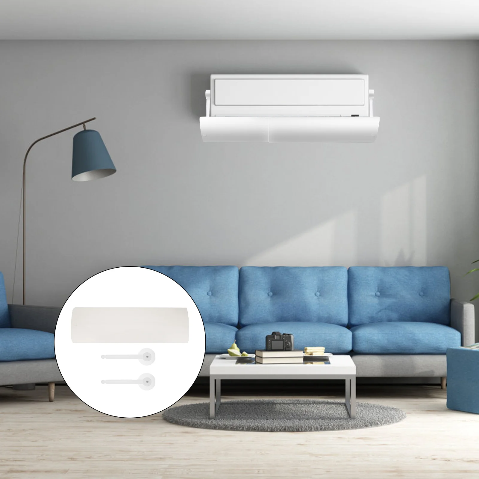 

Conditioner Deflector Adjustable Wind Direction Control Anti Direct Blowing Windshield Confinement Air Deflector Air