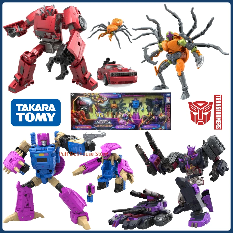 In stock Transformers Channel Limited Target Duel Four Set Anime Character Figures Model Toys Promotional Gift Collection