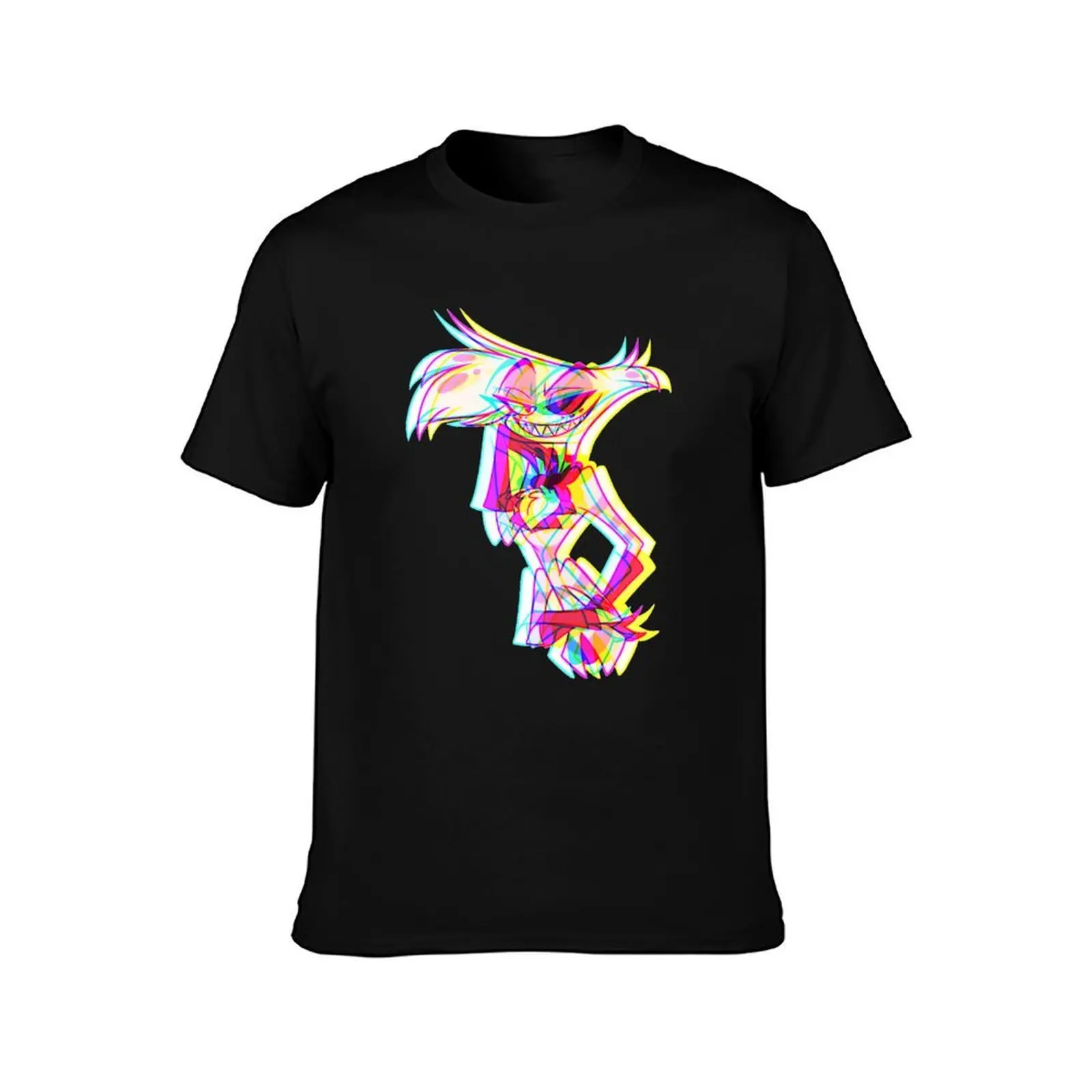 Glitched Angel Dust T-Shirt Athletic Fit Sports Short Sleeve Top T-Shirt