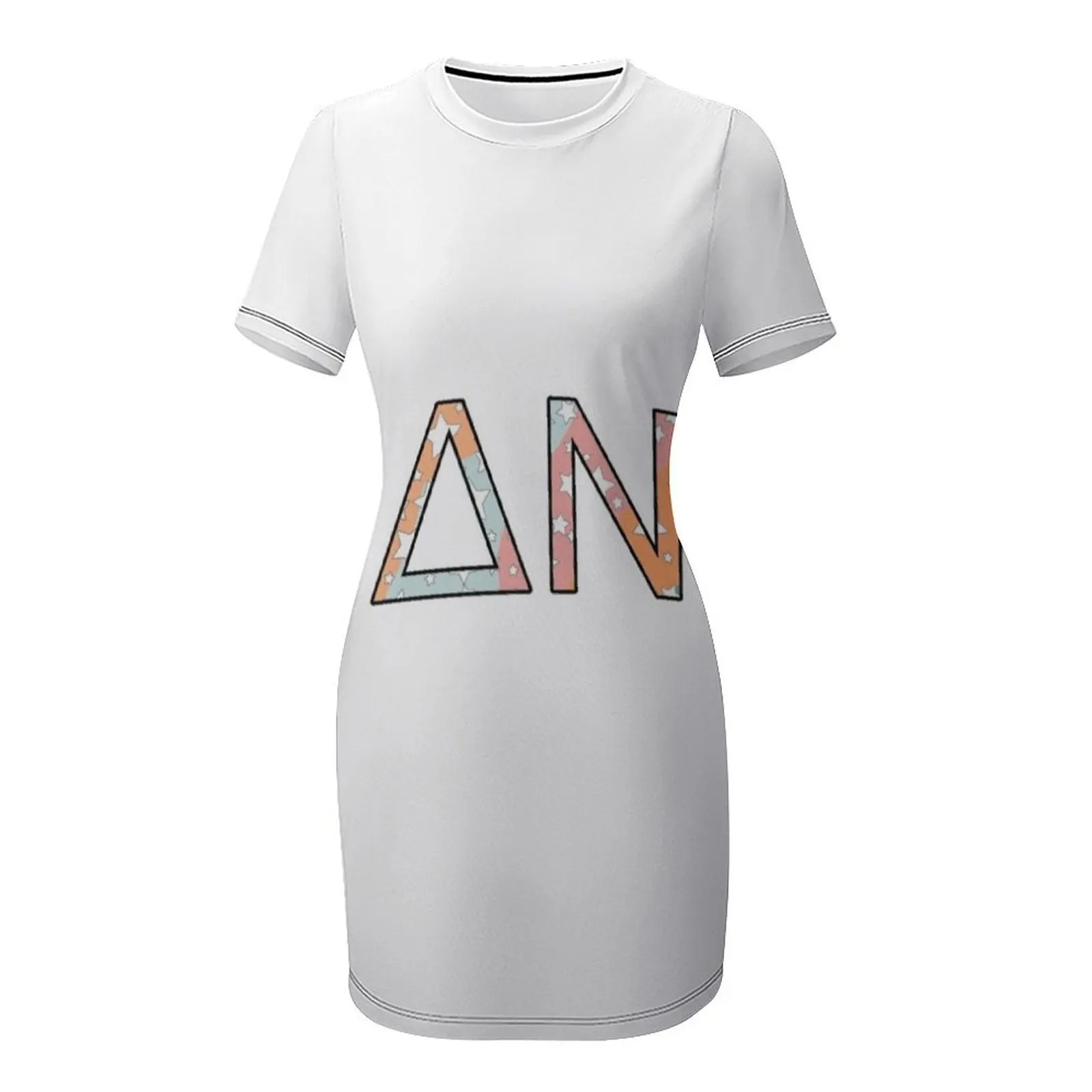 เดรสแขนสั้น Delta Nu สำหรับงานพรอม งานเลี้ยงหรูหรา ชุดราตรีสำหรับผู้หญิง ฤดูร้อน