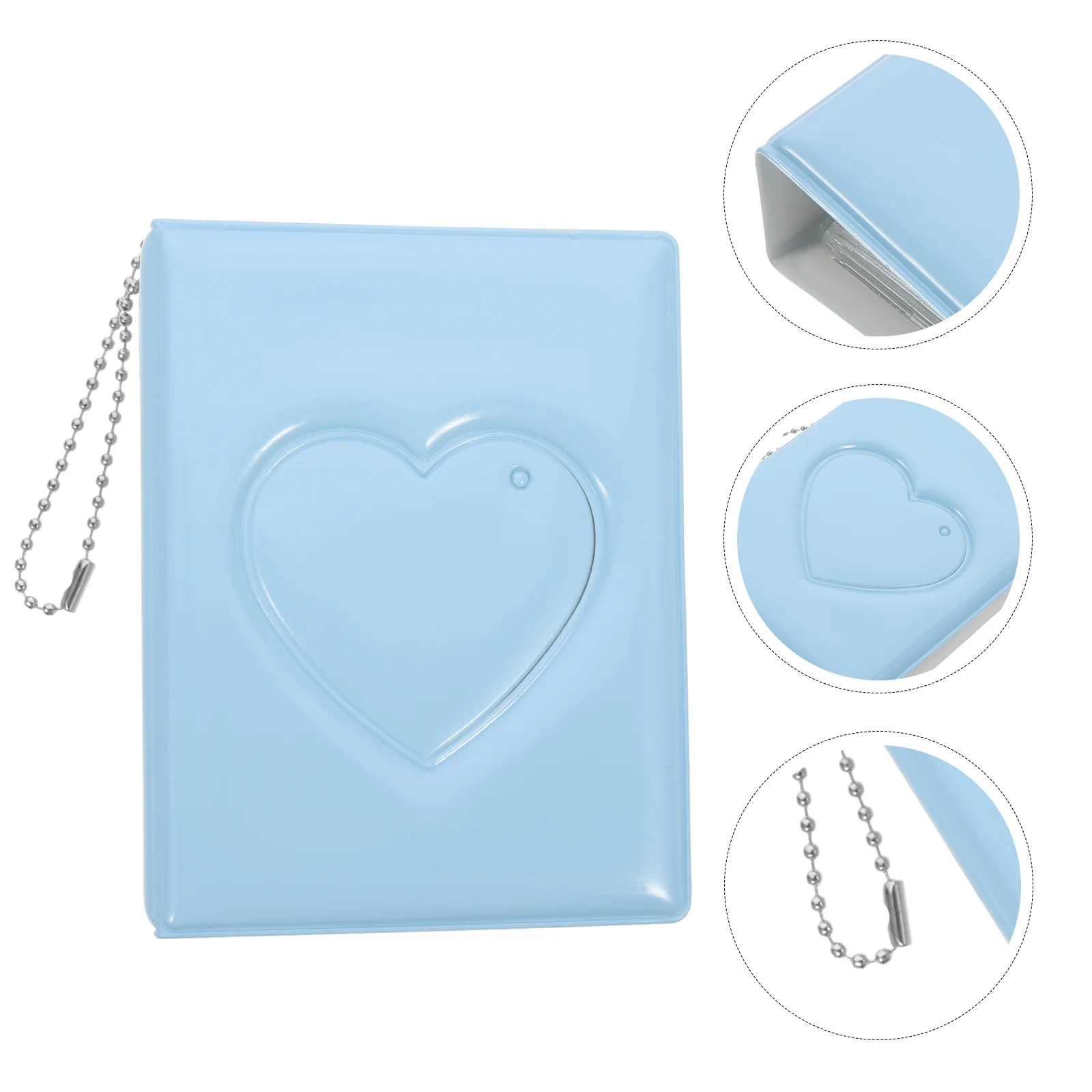 Love Photo Album Small Picture Heart Photocard Holder Kids Scapbook Mini Binder Pvc Albums Baby