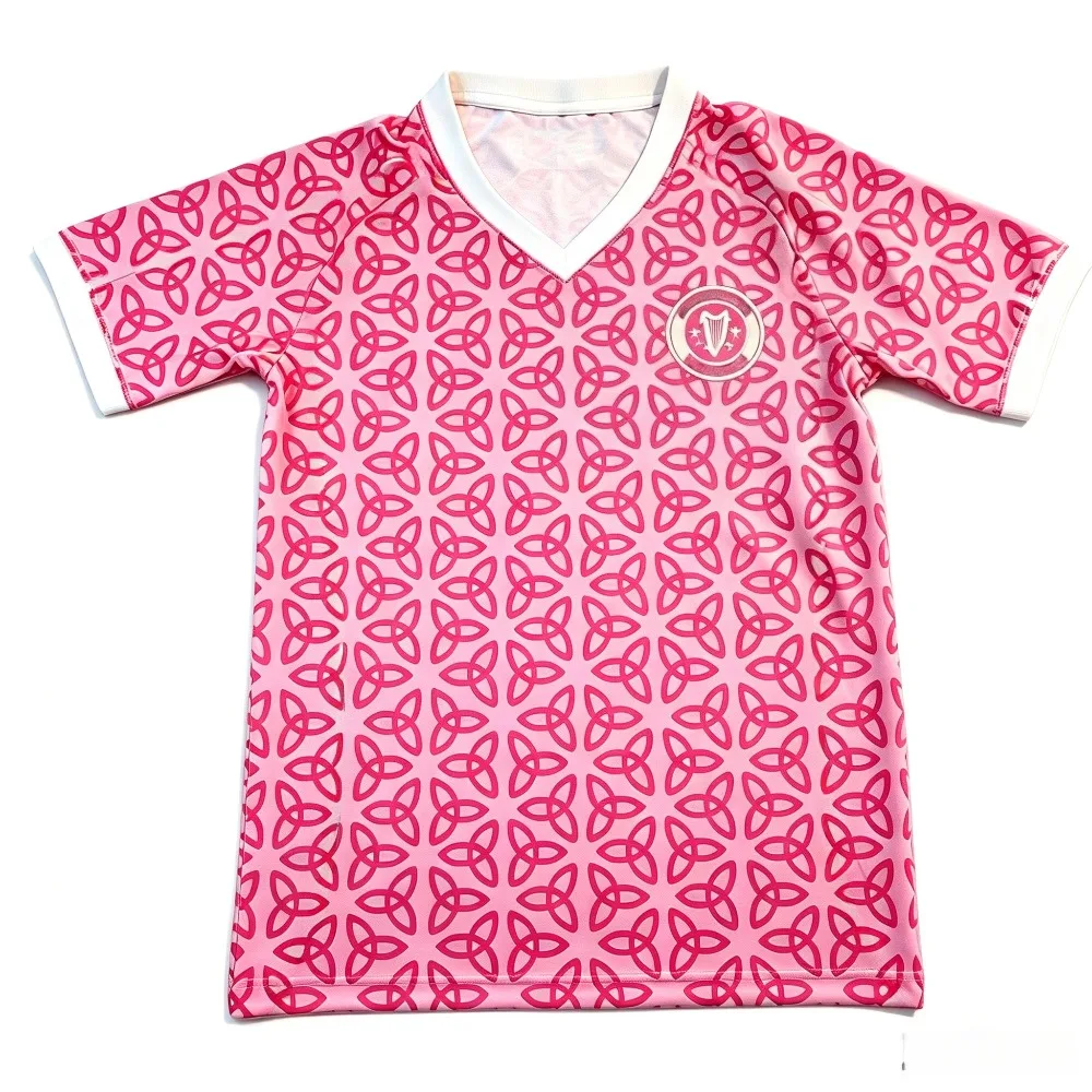 Celtic Knot All‑Over Print V‑Neck Men T‑Shirt 2026 Short Sleeve Casual Daily Fashion Tee