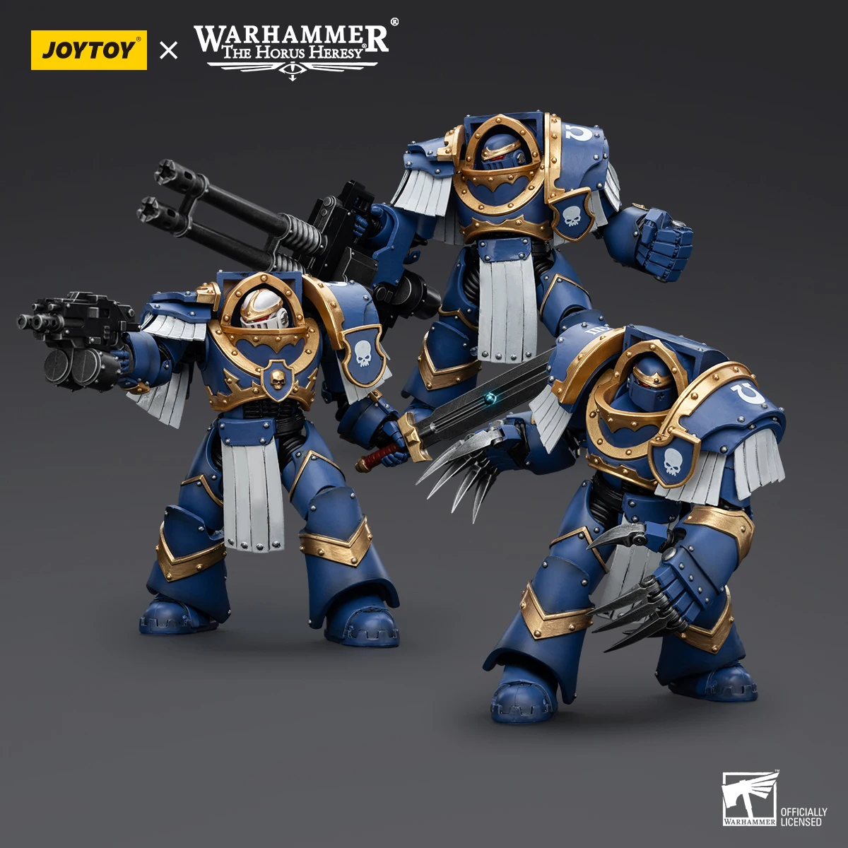 [Pre Order]JOYTOY Warhammer 40K 1/18 Action Figure Ultramarines Cataphractii Terminator Squad Anime Collection Model Toys Gift images - 6