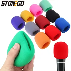 STONEGO 1Pc Versatile Microphone Cover Anti-Drop Enhanced Protection Mic Guard Anti-Spray Windscreen Microphone Sponge Cover