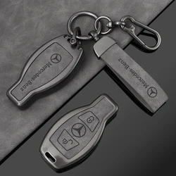 Zinc Alloy Car Remote Key Case Full Cover For Mercedes Benz A B C E R Class GLS GLA GLK GLC CLS CLA AMG W204 W205 W212 W463 W176