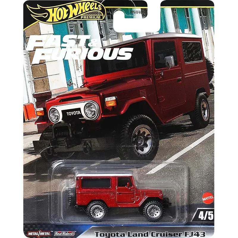 Oficjalny Hot Wheels szybki i wściekły samochód Premium zabawki dla chłopców 1:64 Diecast Toyota Land Cruiser Land Rover Defender Porsche Benze