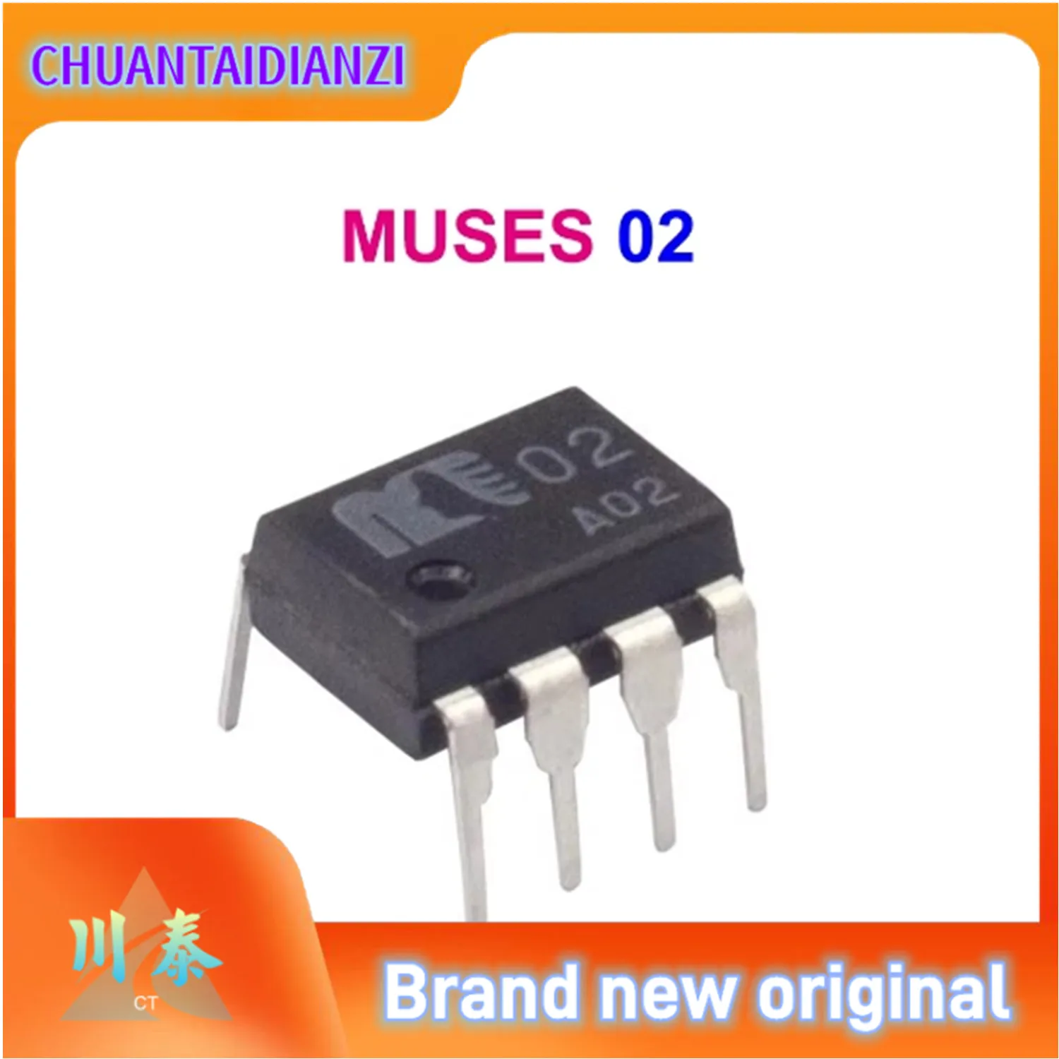 JRC Audio MUSES02 MUSES Op Amp High-Quality Sound MUSES01 MUSES03 J-FET Input Operational Amplifier