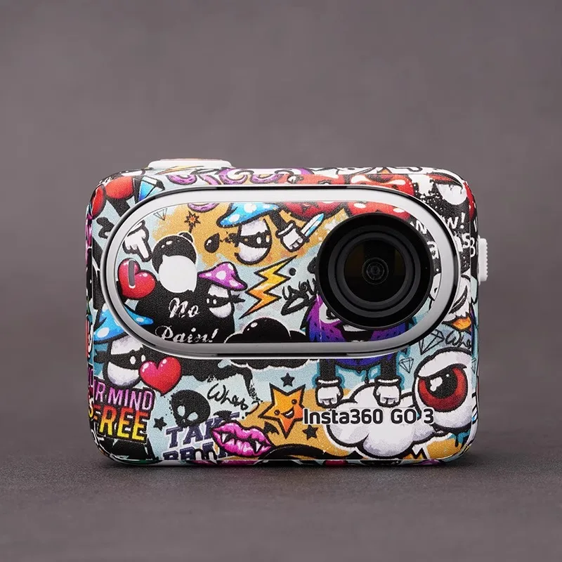 ل Insta360 go3s الجلد Insta360 Go3S/Go3 عمل كاميرا الجلد المضادة للخدش كاميرا طبقة رقيقة واقية المزيد من الألوان