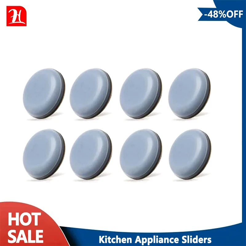 8/16 Pack Kitchen Appliance Sliders,25Mm Adhesive Magic PTFE Sliders For Coffee Makers,Mixer,Air Fryers,Pressure Cooker