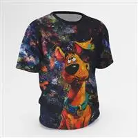 

Футболка с забавным принтом собаки из мультфильма