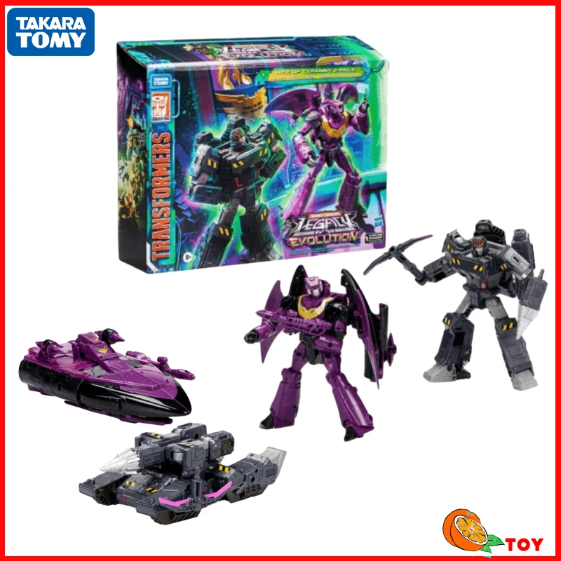 In stock Transformers Legacy Evolution Rise Of Tyranny 2-Pack Miner Megatron Senatou Ratbat Suit Autobot Action Figures