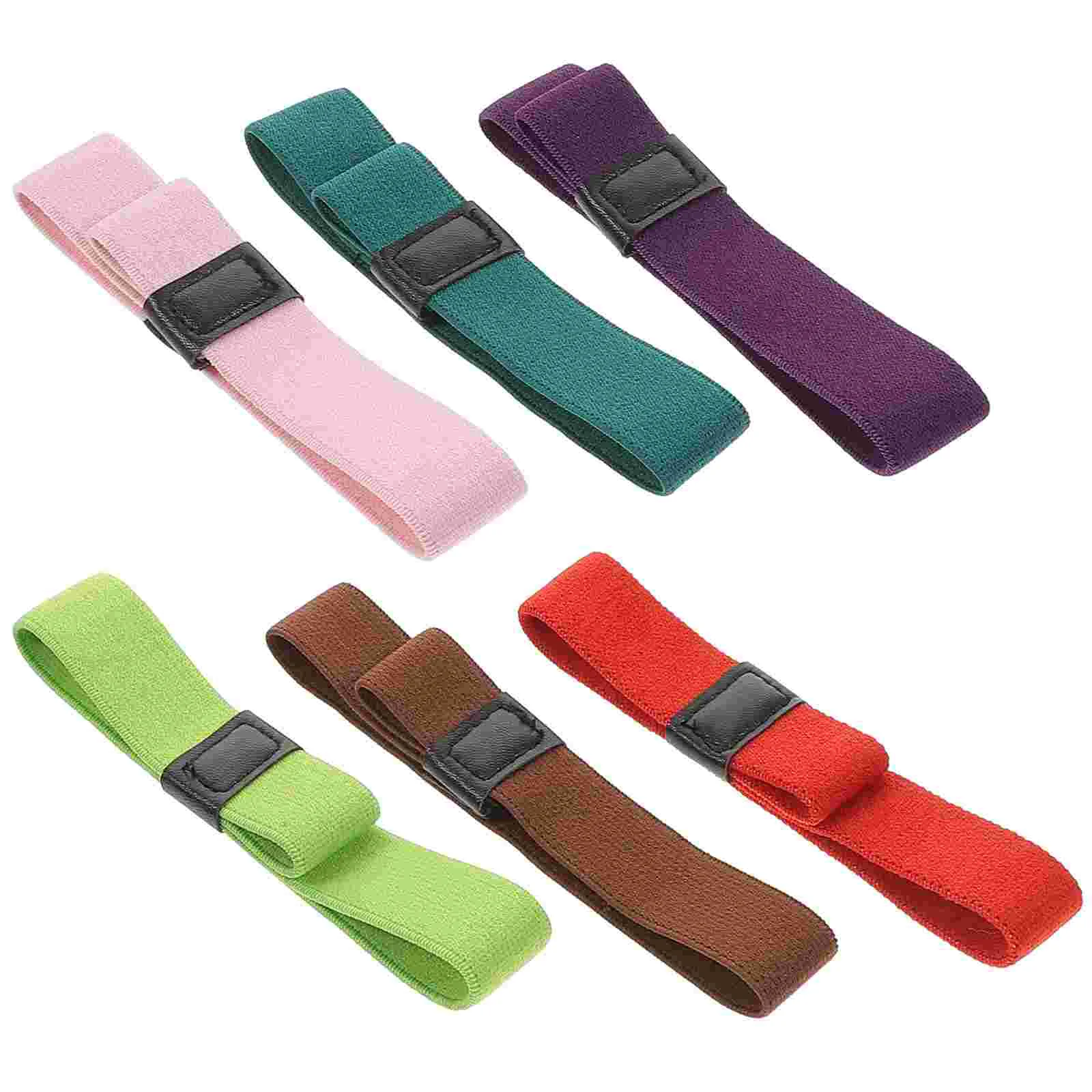 6 Pcs Strap Fixing Straps Adjustable Colorful Universal FOOD Container Travel Snack