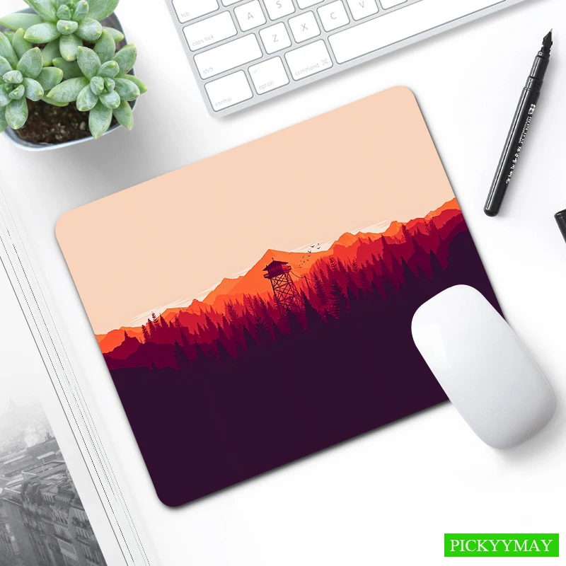 

XS Mouse Pad Scenery Desk Mat Small Office Mousepad Little Mouse Mat Beat 18x22cm Desk Pad Design