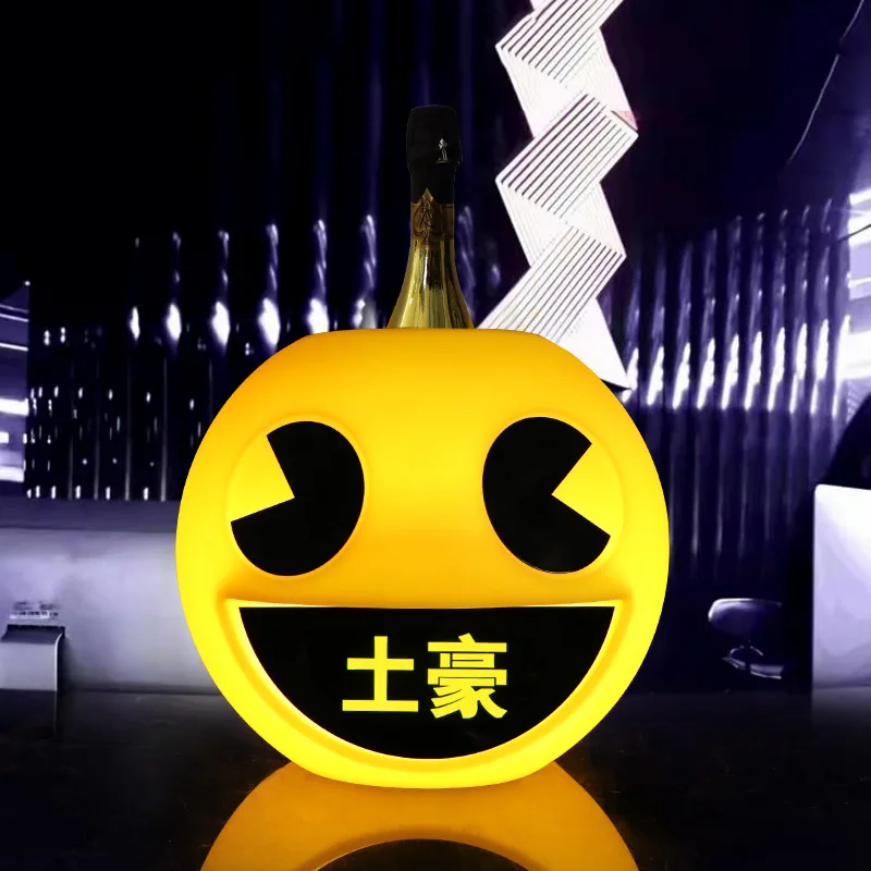 

Bar KTV Luminous Champagne Bucket Local Tyrant Wine Ice Bucket BOSS Happy Birthday Atmosphere Props Halloween Ice Bucket