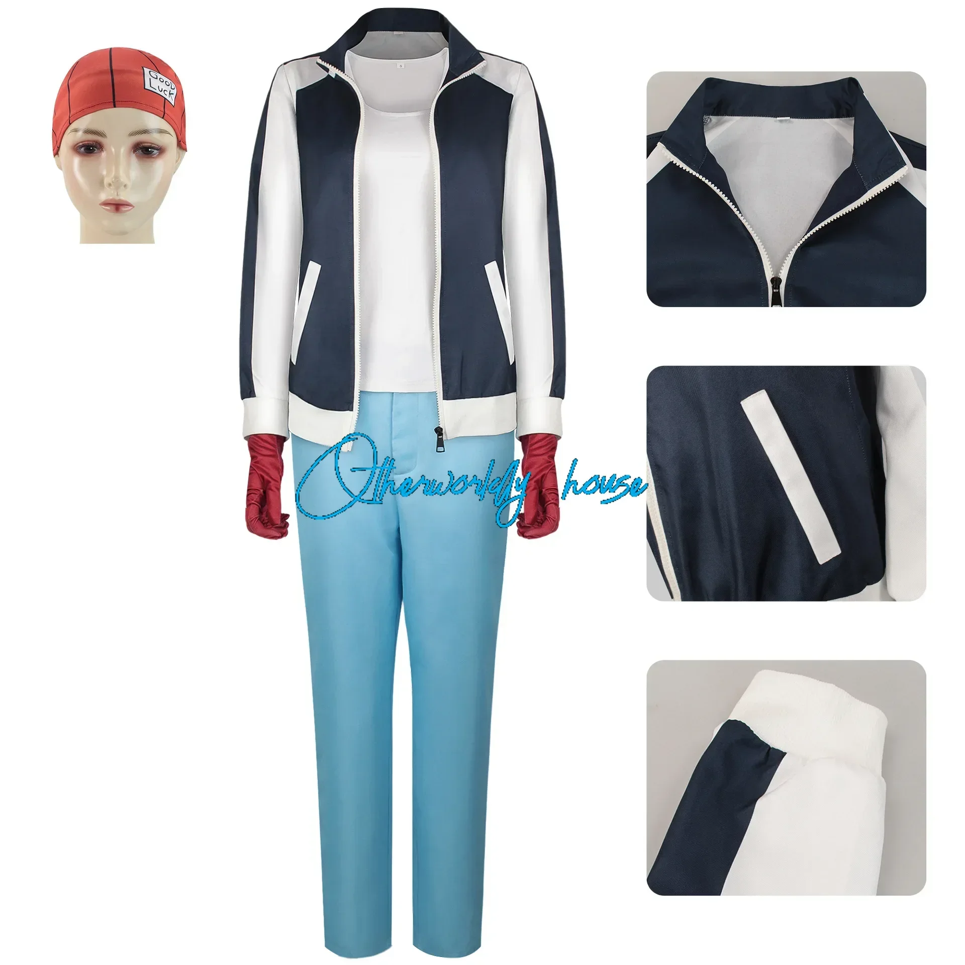 Comic Anime Undead Unluck Andy Uniform Suit Fuuko Izumo Jacket Pants Phil Overalls Cosplay Costume Man Woman Halloween Costume