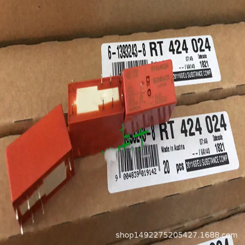 5PCS TE RT424024 relay original 6-1393243-8