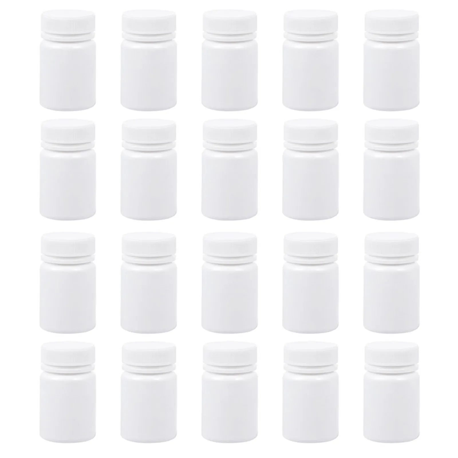 

30Pcs Medicine Sub Bottles Capsule Containers Pill Holders Moistureproof Portable Storage for Travel Vitamins Organization