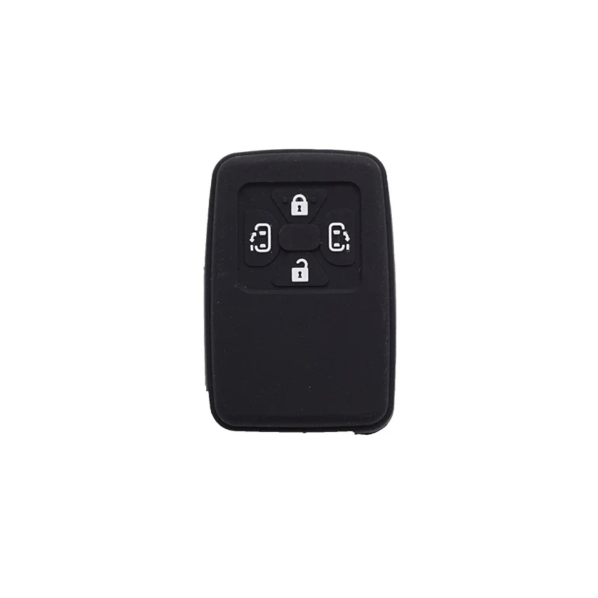 Cocolockey Silicone Car Key Cover Case Fit for TOYOTA ESTIMA ALPHARD VELLFIRE REMOTE SMART KEY 4 BUTTON No Logo