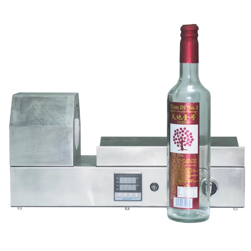 Red Wine Bottle Rubber Cap Shrinkage Machine Bottle Cap Cover Film Shrinkage Machine Rubber Cap Shrinkage