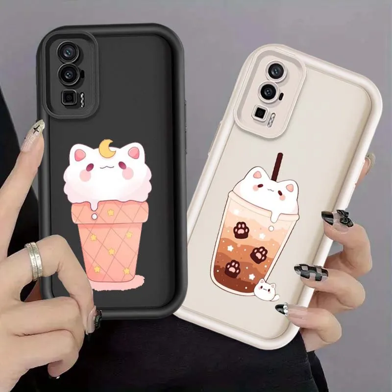 Cute Cartoon Creative Design Cover For Xiaomi Redmi K70E 14R 14C 13 13C K60 Plus Pro Ultra 5G 4G Eye Ladder Phone Case