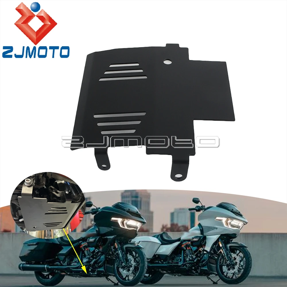 

Мотоциклетная полная нижняя защитная пластина, защита шасси двигателя для Harley Road Street Glide FLHX FLHXSE FLTRX FLTRXSTSE FLTRXSE 24+